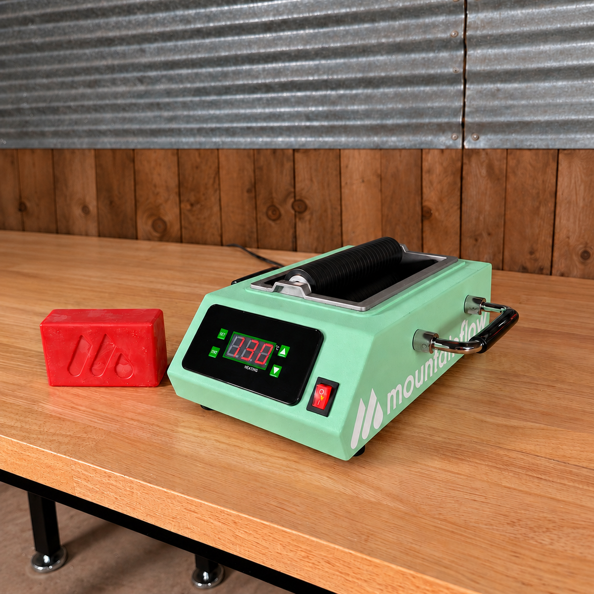 Ski Wax Roller Machine