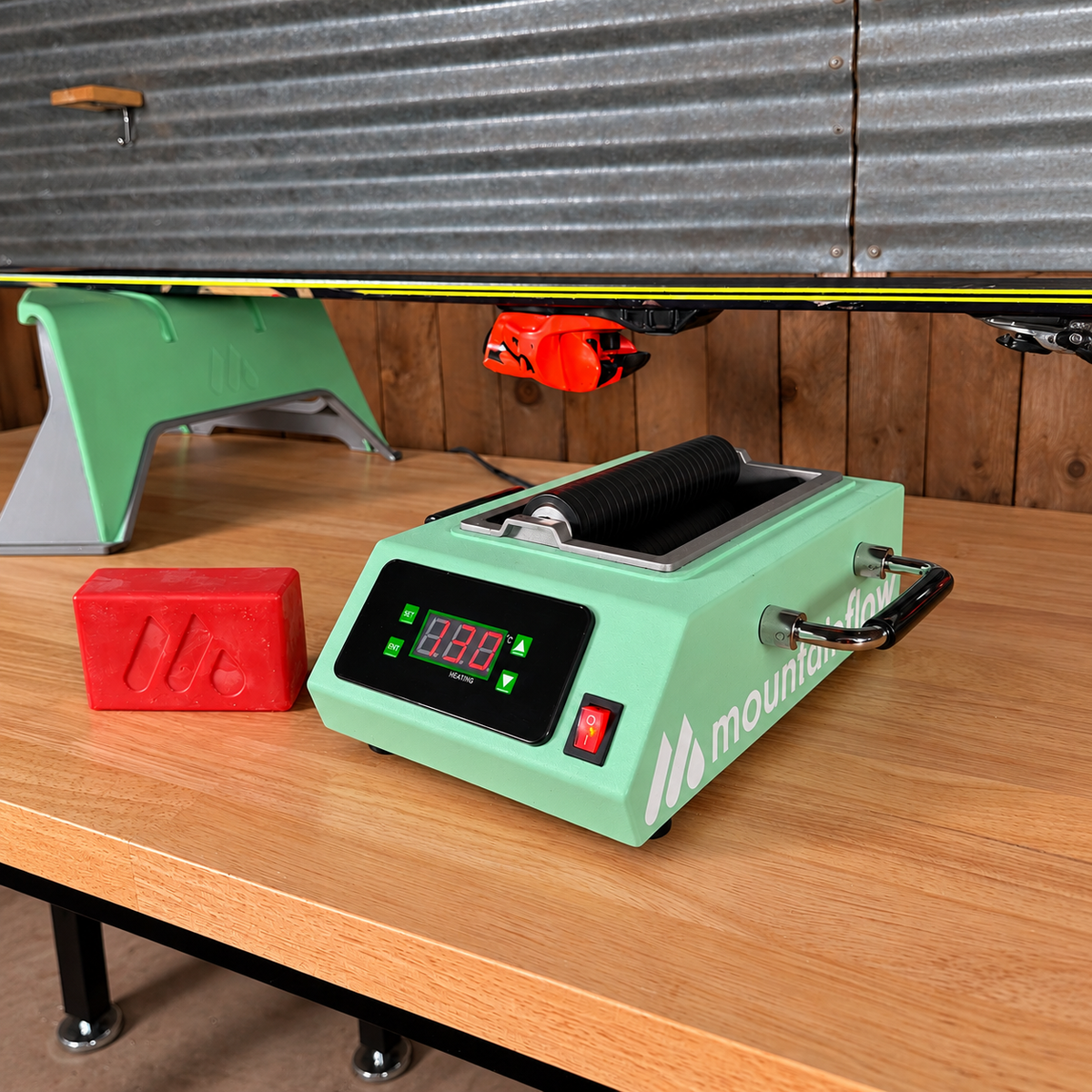 Ski Wax Roller Machine