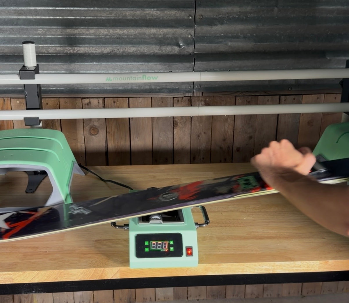 Ski Wax Roller Machine