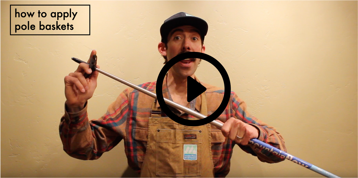 Load video: Ski Pole - Replacement Baskets